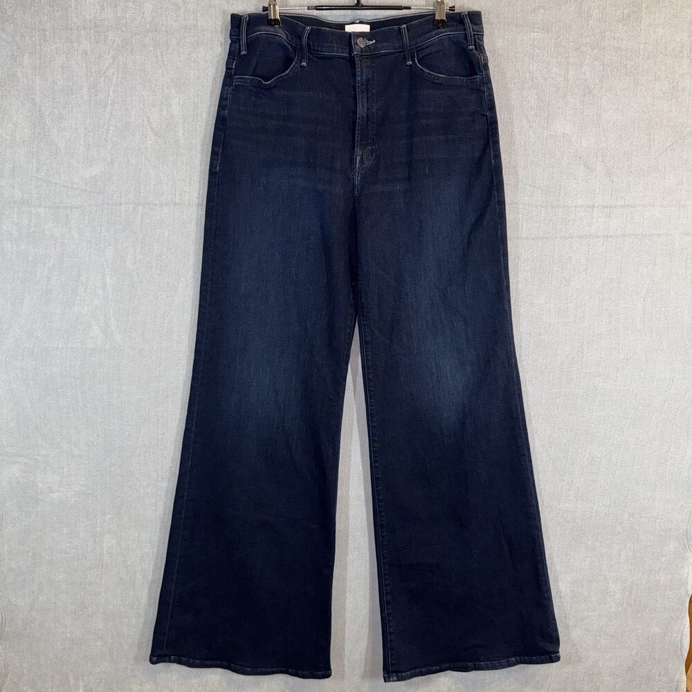 Mother The Hustler Roller Sneak Jeans 32 Karaoke In Kyoto High Rise Wide Leg